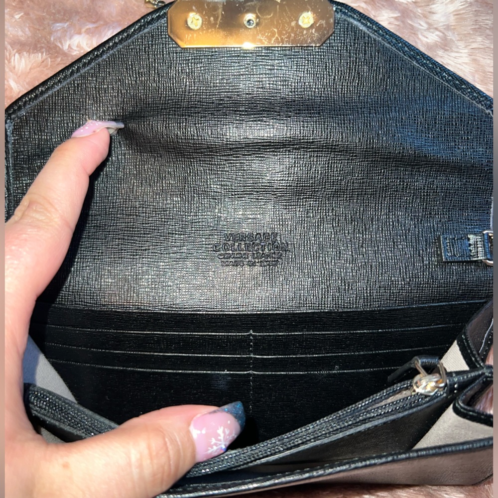VERSACE COLLECTION CROSSBODY CHAIN WALLET - Picture 5 of 6